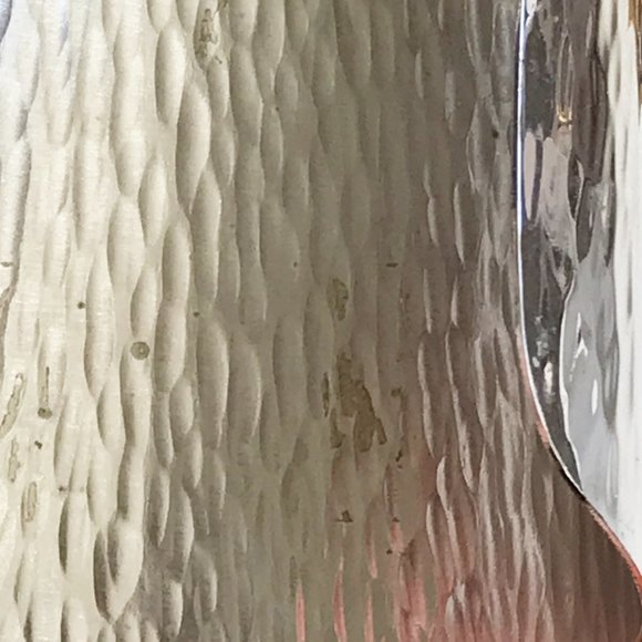 Vintage Napier Wide Hammered Runway Silver Tone Egyptian Revival Cuff Bracelet - Picture 12 of 12